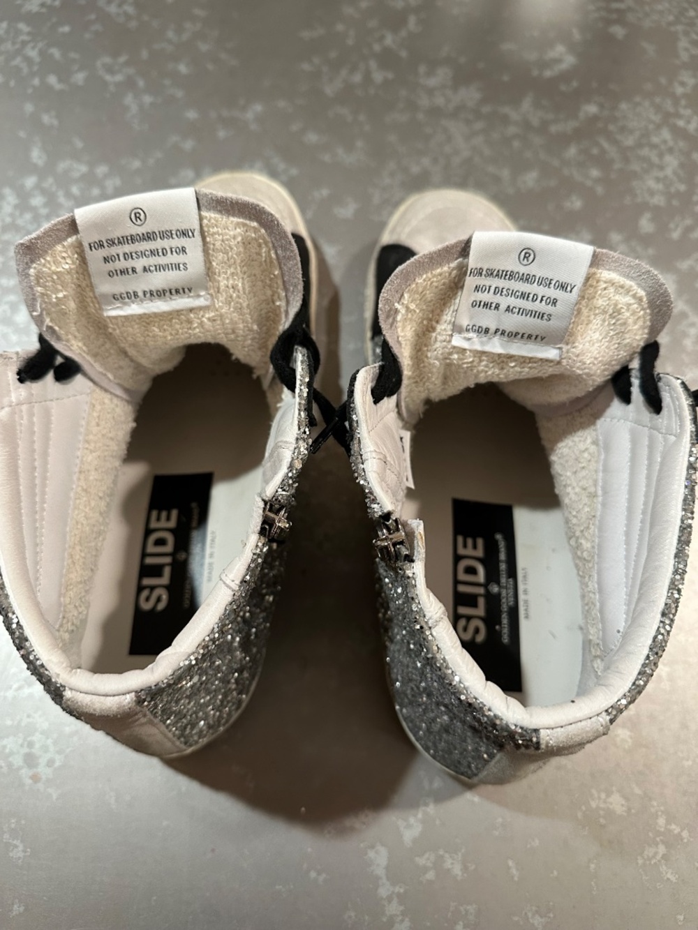 Golden Goose Glitter High Top Sneakers - Picture 6 of 11